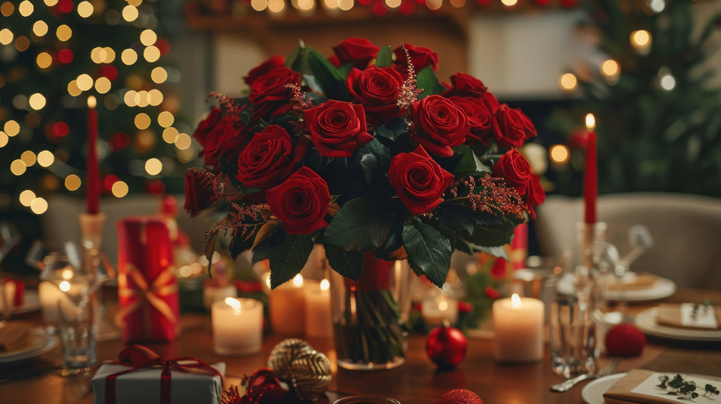 Tips for Decorating with Red and White Roses for Christmas